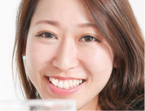 歯並びを修正後